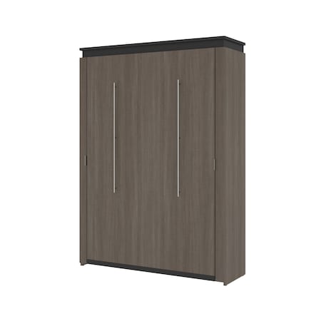 Bestar Orion 65W Queen Murphy Bed, Bark Gray & Graphite 116184-000047